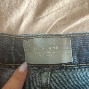 Everlane High Rise Blue Jeans Classic Style